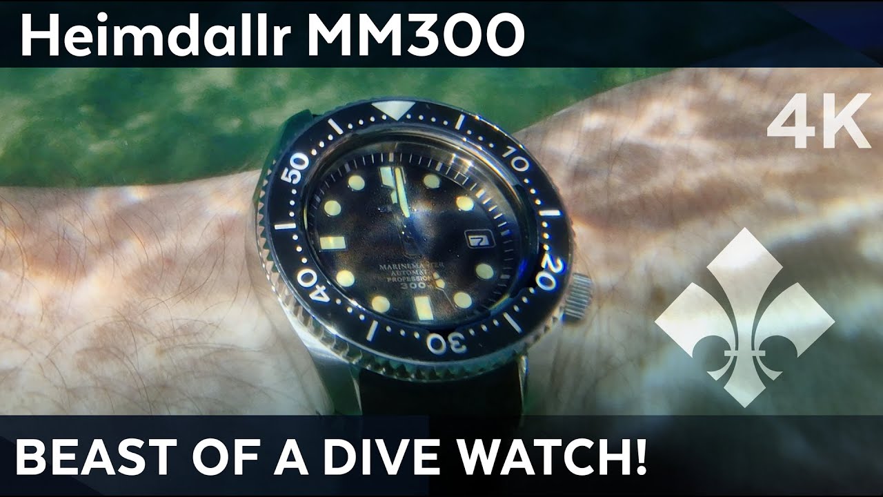 heimdallr マリーンマスター mm300 オマージュ グリーン 新品 Is this the best dive watch from Aliexpress? - YouTube