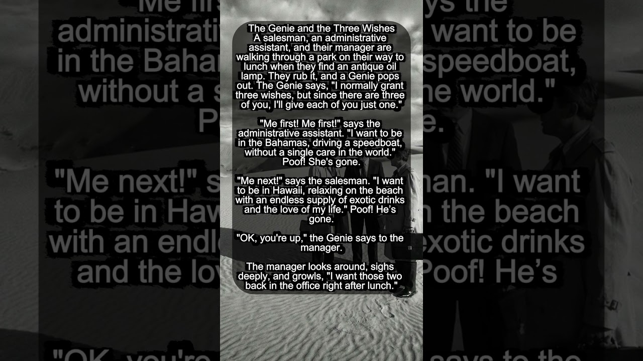 The Genie and the Three Wishes 