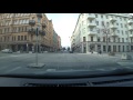 Sweden, Stockholm City, driving around 8AM Saturday Morning, 29th April 2017