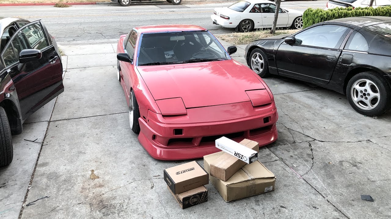 UNBOXING CAR PARTS FOR THE 240SX!!