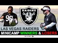 Las Vegas Raiders Minicamp Winners & Losers Featuring Josh McDaniels, Alex Leatherwood & Josh Jacobs