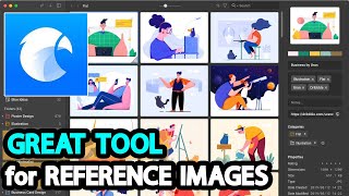 The Best Way to Organize Design Reference Images l Eagle app screenshot 1