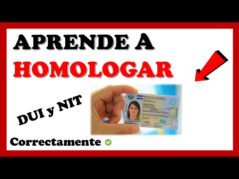 ? Como Homologar el DUI y NIT en El Salvador 【Actualizado】☑️ JULIO 2022