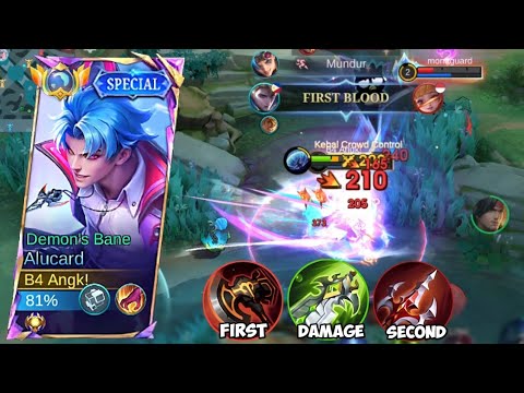 BUILD ALUCARD TERSAKIT ONE HIT 2026!! MAKIN BARBAR DAMAGE NYA | MLBB