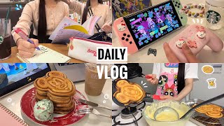 [VLOG]Start studying for my goal✏️22year-old patissier's daily life🎮🎀