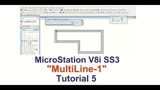 MicroStation   MultiLine 1   Tutorial 5 Net Worth
