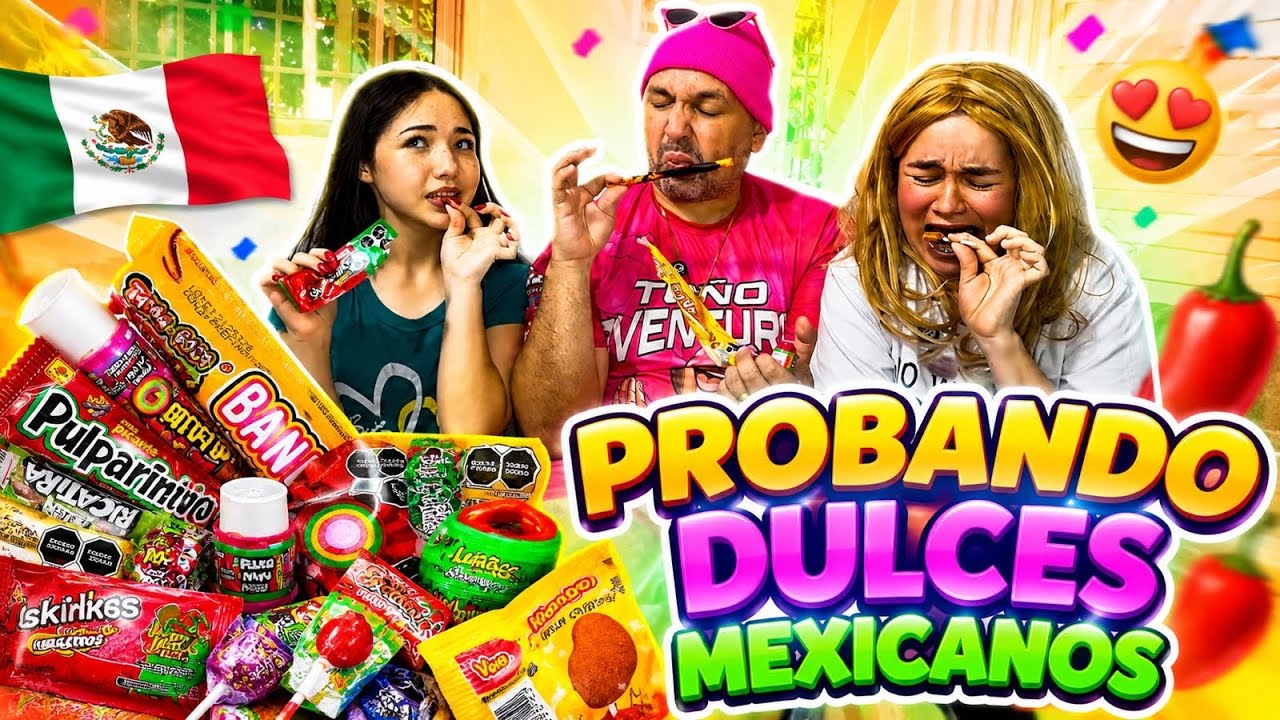 Probando dulces mexicanos 🇲🇽😂🥵🔥 #humor #probandodulces #comedia #funny #dulcesmexicanos 