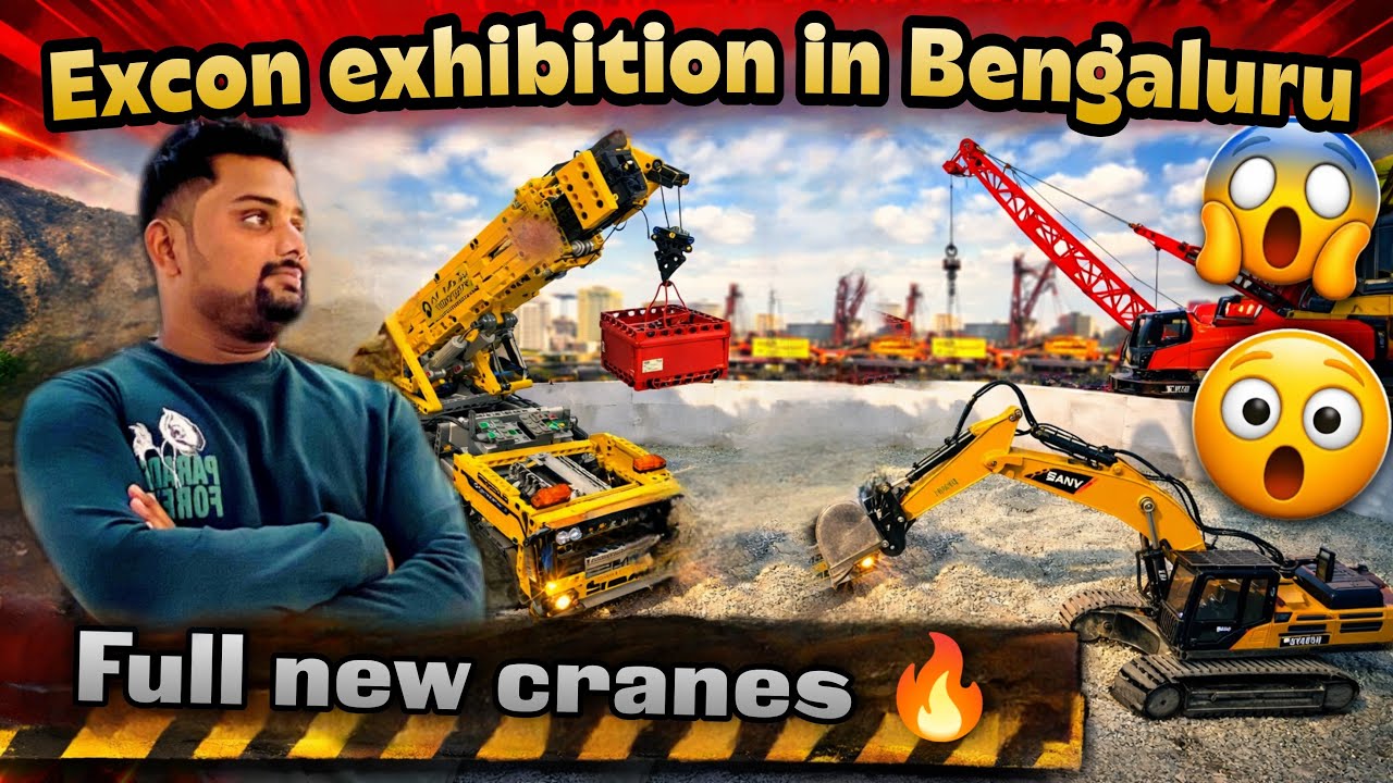 BENGALURU🔥CITY || EXCON 2025 EXHIBITION🫡|| TOTAL CONSTRUCTION 🚧 EQUIPMENTS 🚨#excon #2025 #bengaluru 