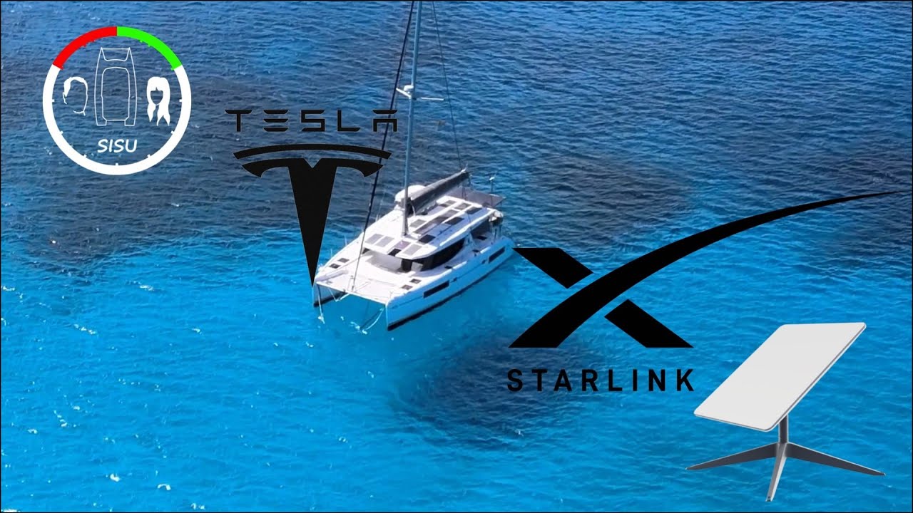 #190 TESLA, STARLINK and SAILING what a WINNING Combination | Sailing Sisu Leopard 45 Catamaran