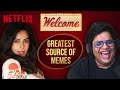 @Tanmay Bhat & Mallika Sherawat React to Welcome | Netflix India