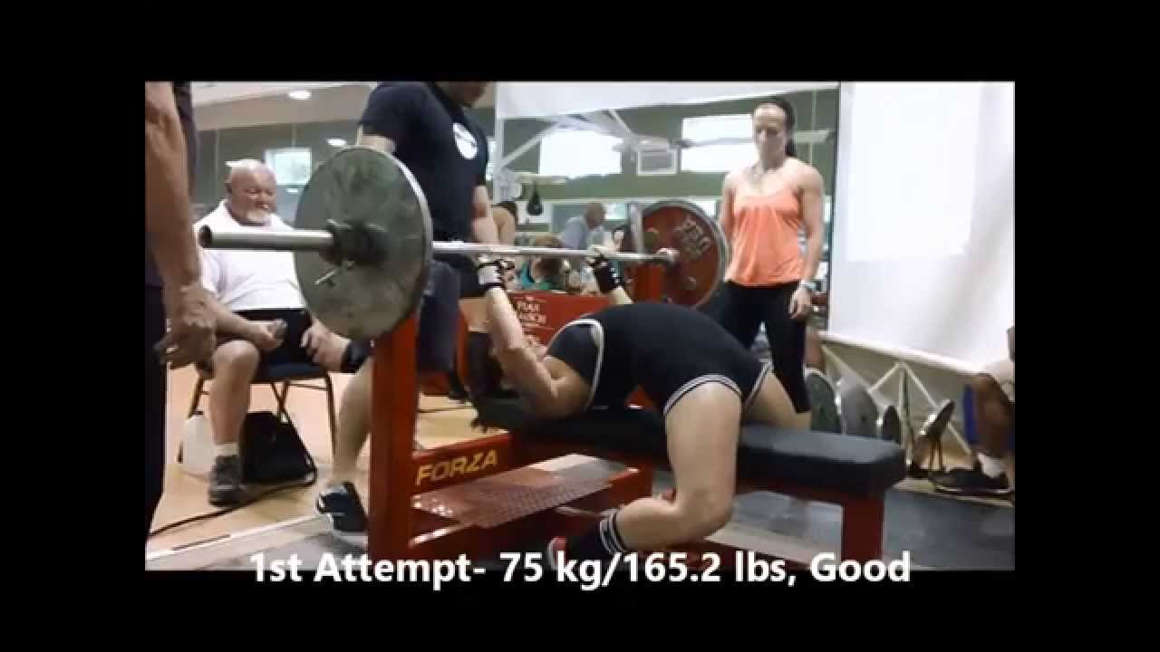 April Harper Competing Raw at the APF Gulf Coast Powerlifting Meet, 4 ...