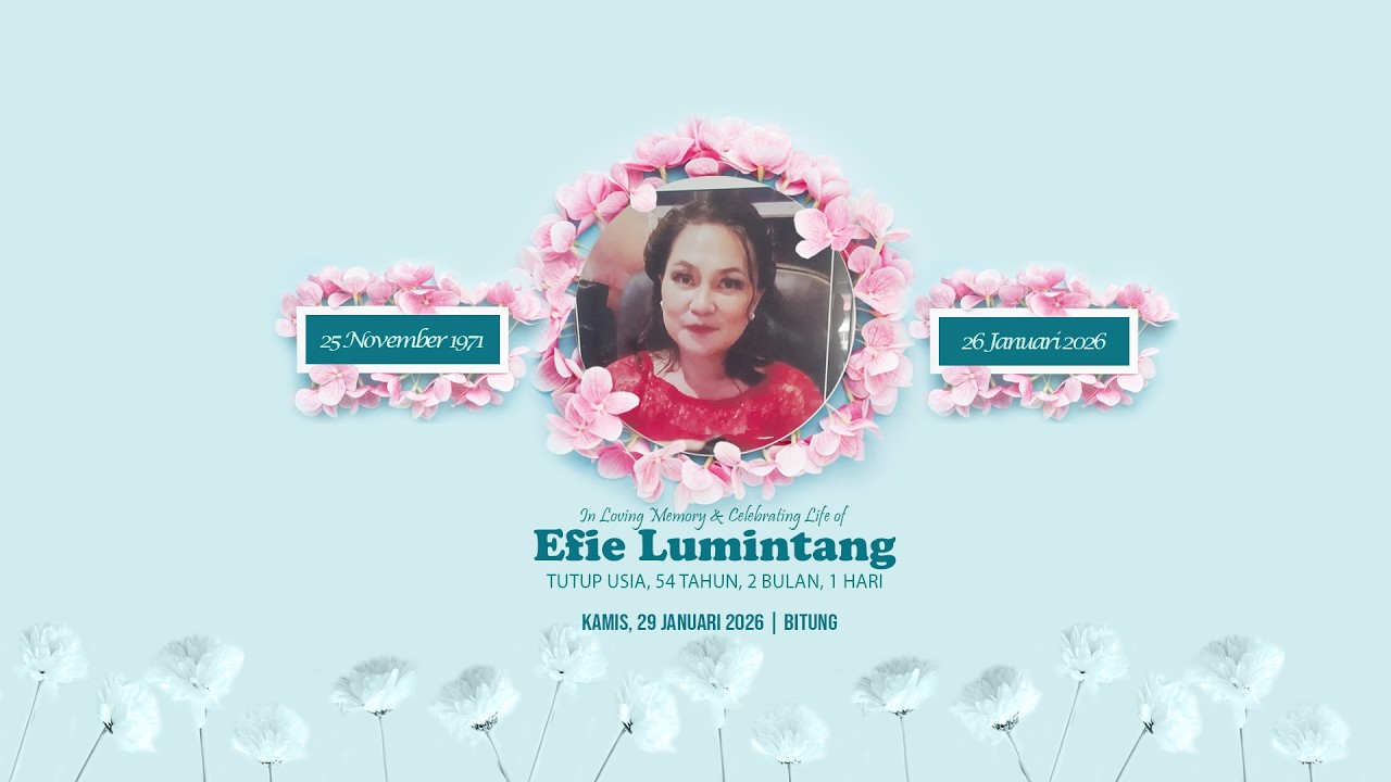 Liputan Duka Almh.Efie Lumintang