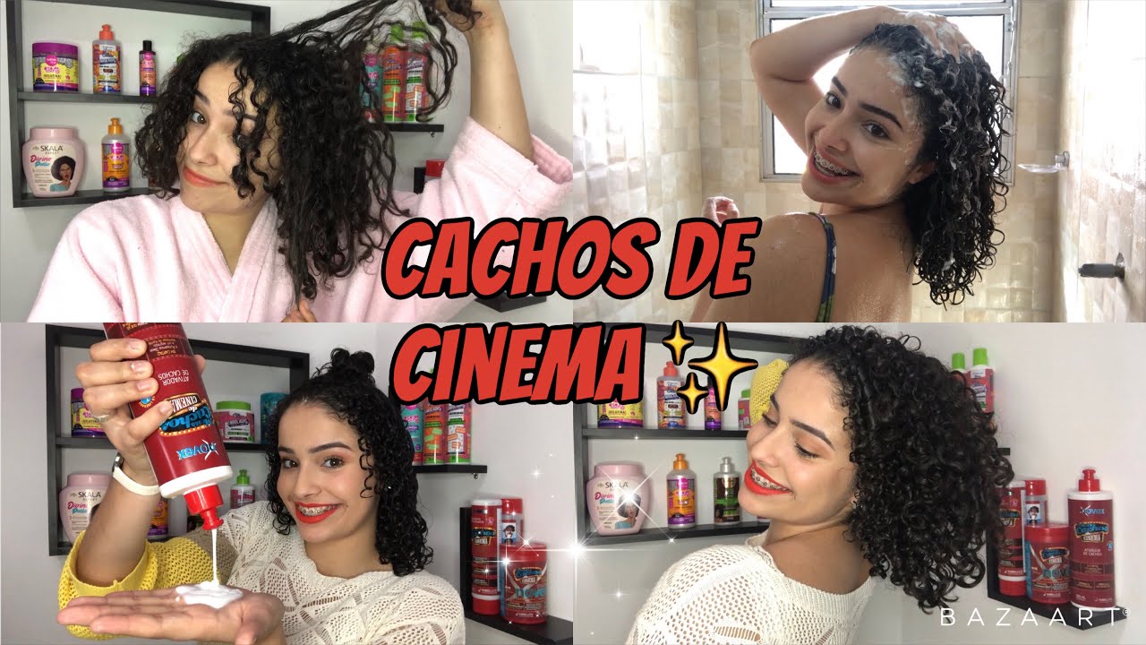 ROTINA CAPILAR SÓ COM NOVEX MEUS CACHOS DE CINEMA ✨ | por Rafaela Maria