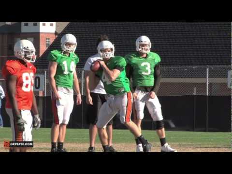 Cowboy Football Spring Practice 3-23-2011