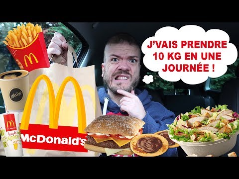 24H OÙ JE MANGE QUE DU MCDONALD'S | CHALLENGE