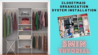 Rubbermaid Closet System Installation - 5 MINUTE TUTORIAL - Handy Dan