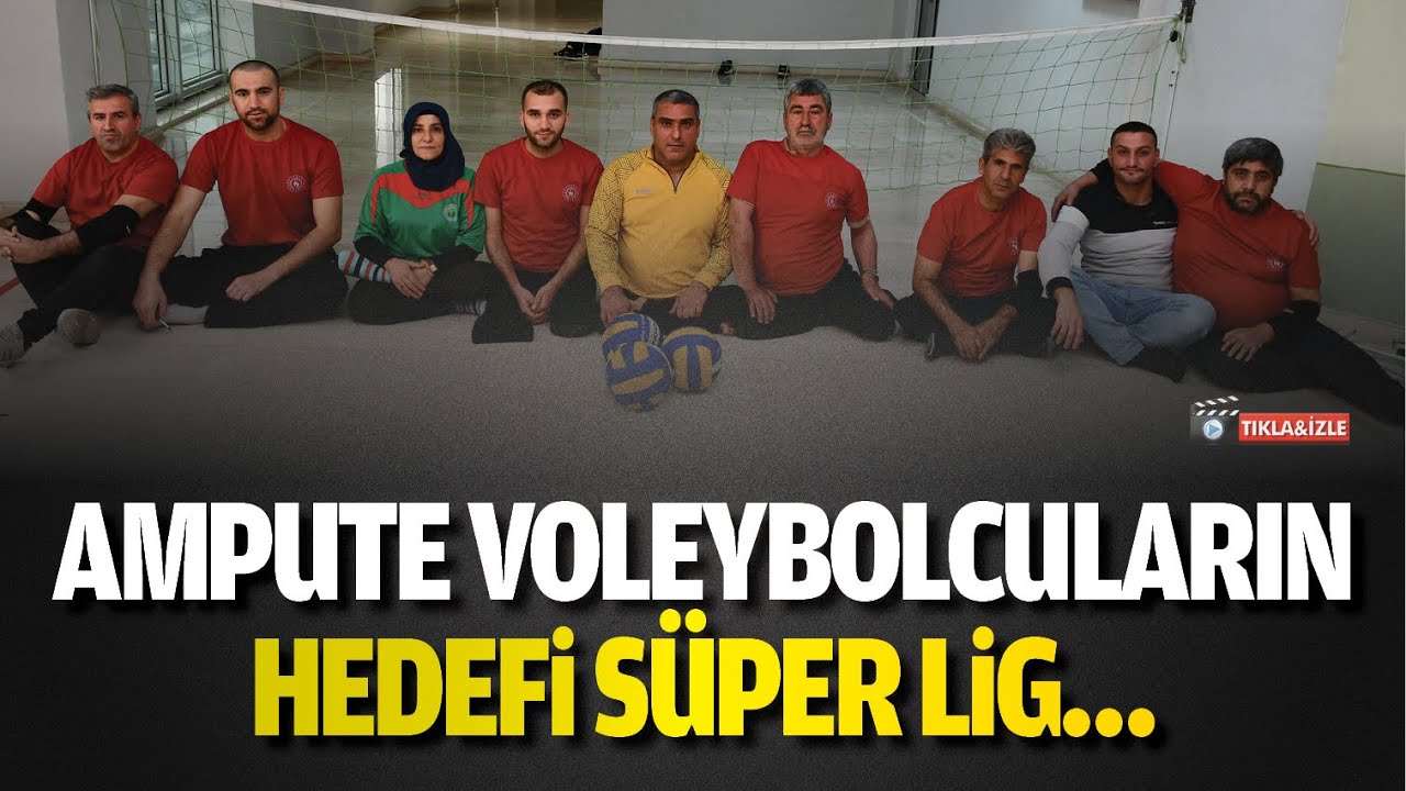 Ampute voleybolcuların hedefi s&uuml;per lig&hellip;