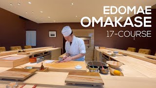 $177 Luxurious Edomae Omakase In A 5-Star Hotel - Sushi Kishin * Vlog | 4K screenshot 5