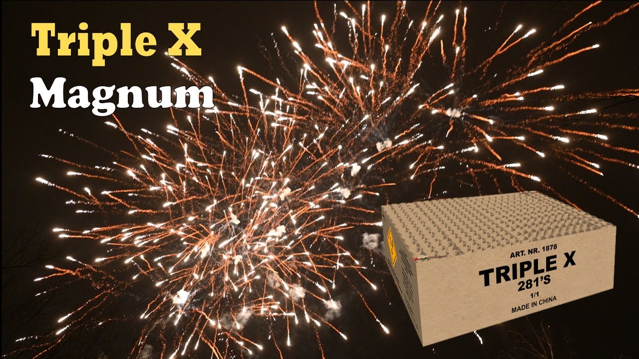 💥 Triple X | 281 shots | Heerlijke waaier | Magnum