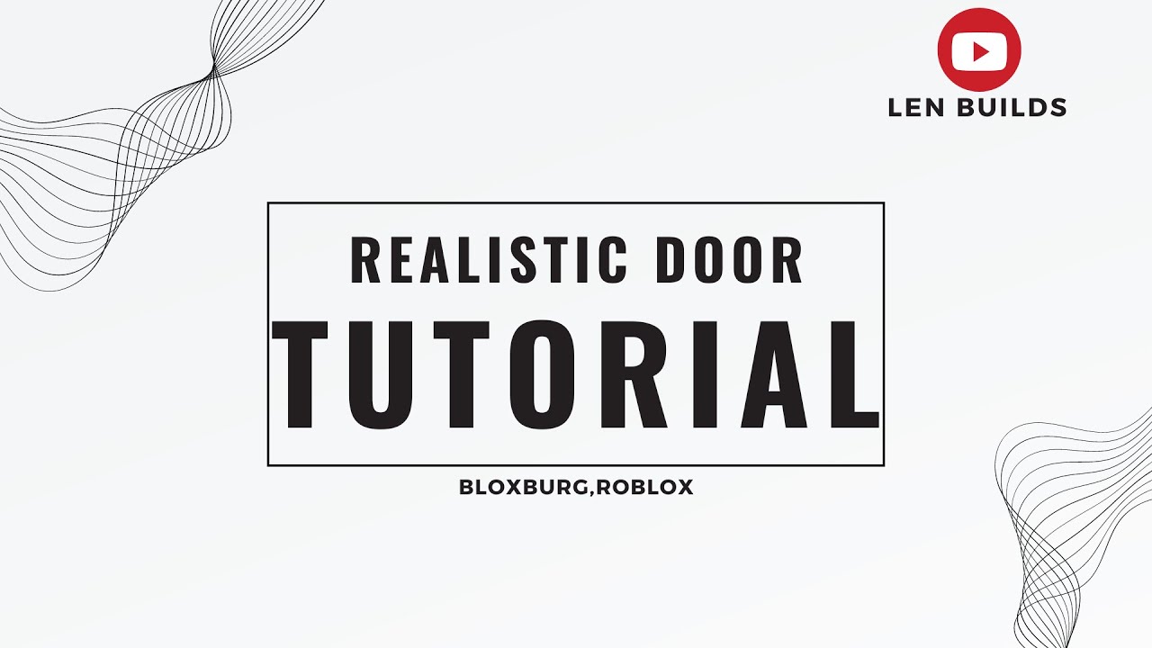 CAFE DOOR TUTORIAL - YouTube