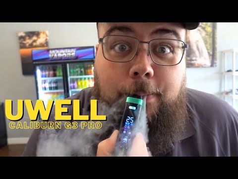 FIRST EVER FULL SCREEN DISPLAY - UWELL CALIBURN G3 PRO - YouTube