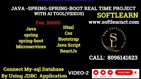 in this video, we can learn about how to connect My-sql Database  using Jdbc  Application