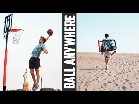 Video: Uball Er En Bærbar Basketballbøyle Som Lar Deg Spille Ball Hvor Som Helst