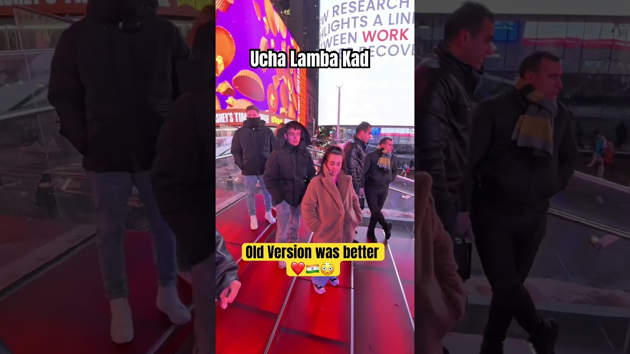 I sang Ucha Lamba Kad in Public #bollywood #explore #hindi #welcometothejungle #uchalambakad
