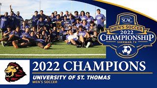 2022 SCAC Mens Soccer Championship - St. Thomas 3, Trinity 1 - Daniel Castro