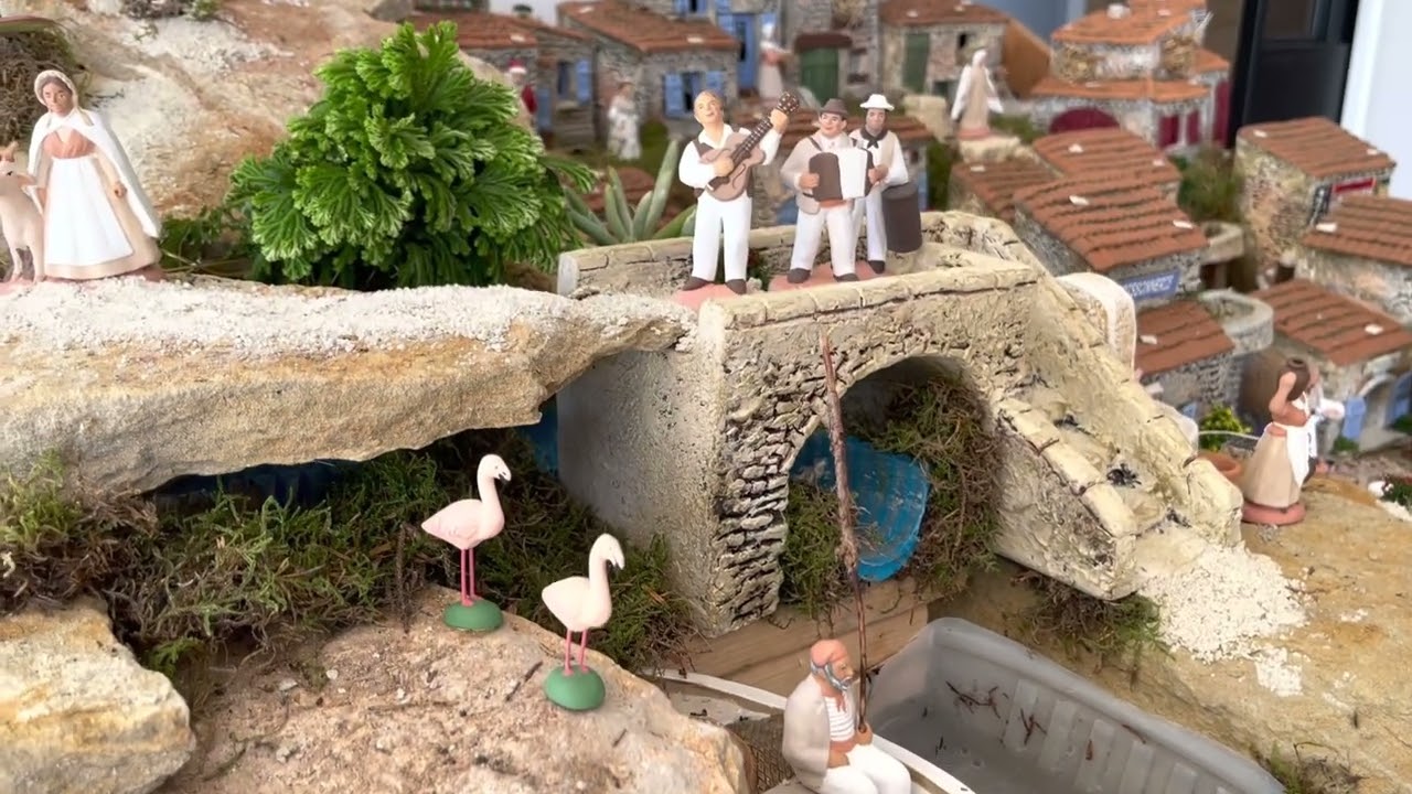 Crèche provençale aubagne garlaban 2022