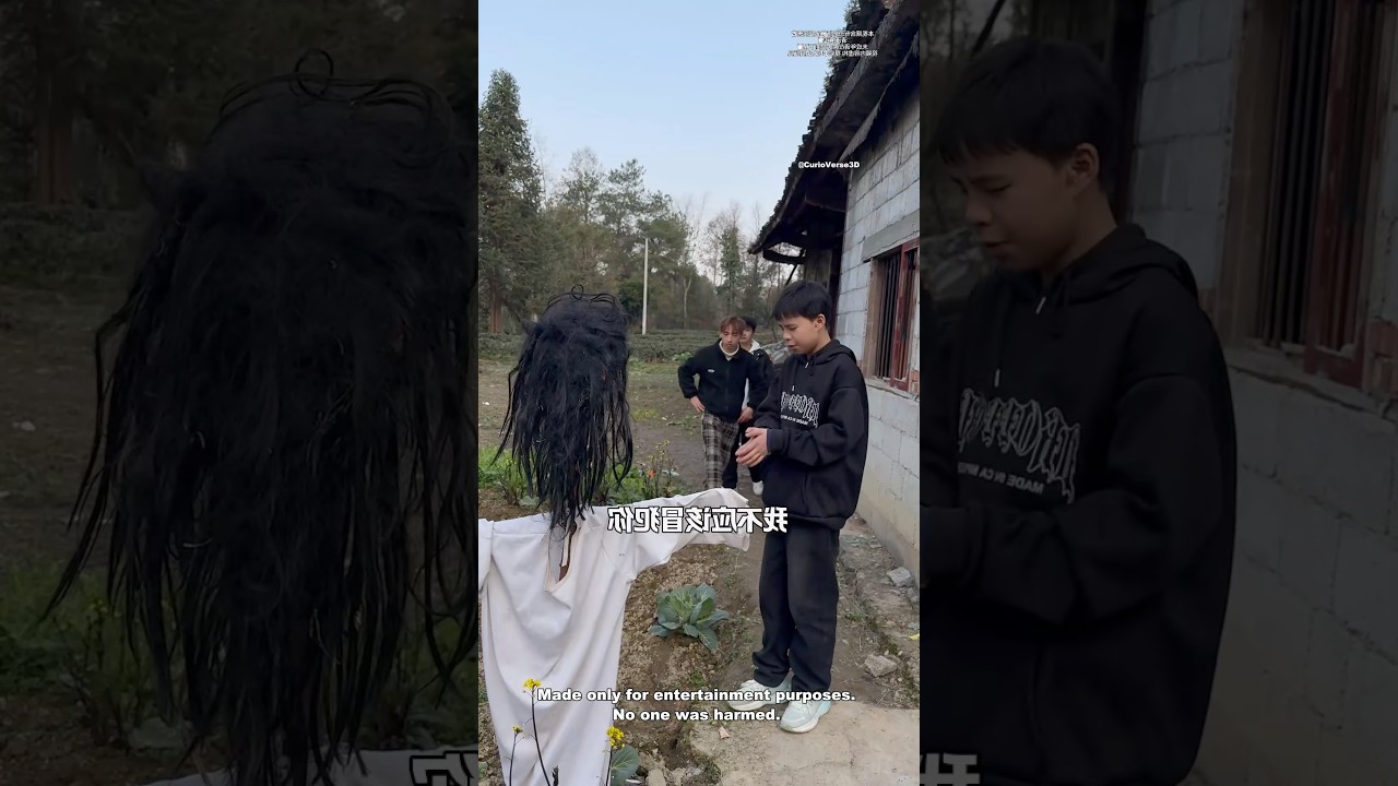 They Thought It Was Just a Scarecrow Until It Moved