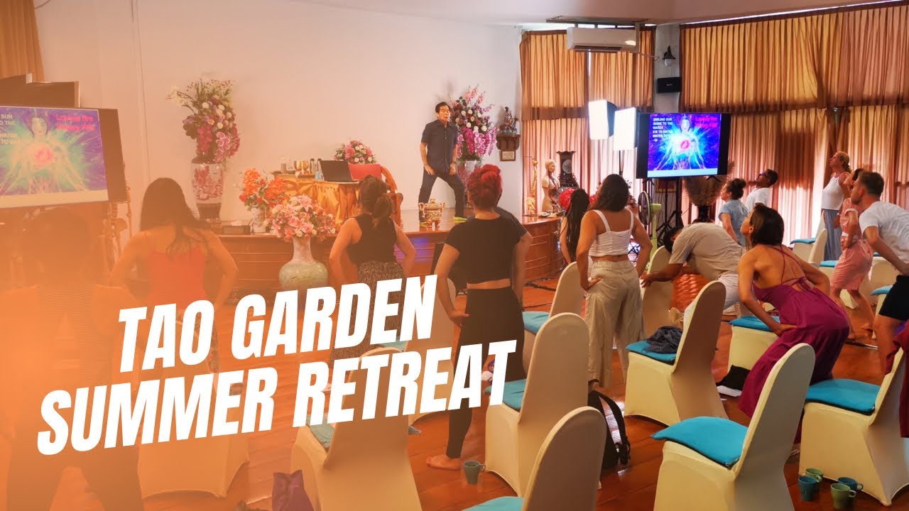 ⁣Tao Garden Summer Retreat 2022 with Master Mantak Chia. Aditya Dhartha testimonial.