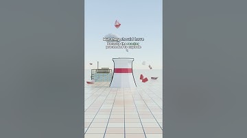 Chernobyl explained (in low poly) #shorts #blender