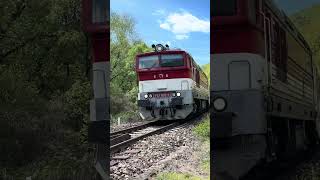 757 009 Búvár "Kristínka" a Pelsőc előtti ívben #train #vonat #trainspotting #zssk #vonat #rail