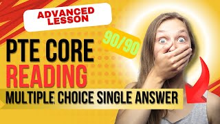 PTE Core Multiple Choice Single Answer: Strategy + What You Should Do!