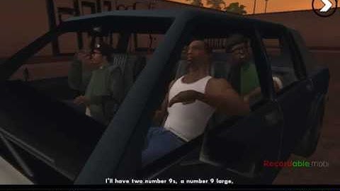 GTA San andreas android walkthrough part 5 Drive thru