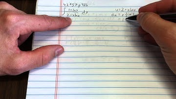 U-Substitution with an Indefinite Integral including Fractions and Logarithms