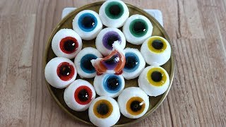 SUB 눈알젤리 만들기 Eyeball jelly recipe