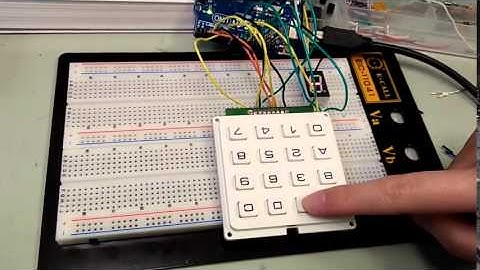 ariduino 4*4鍵盤