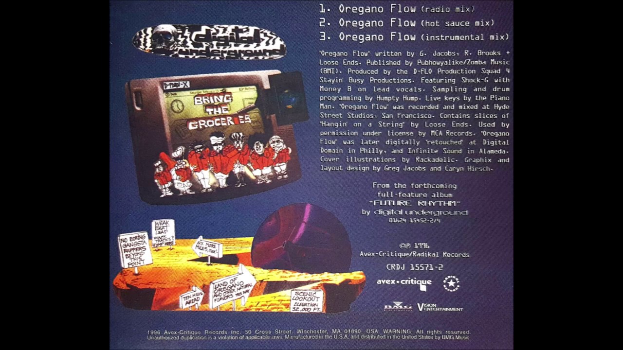 Digital Underground Oregano Flow (Instrumental Mix) YouTube