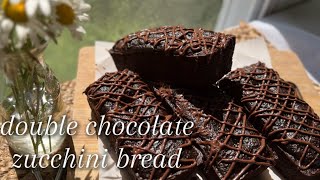 Double Chocolate Zucchini Bread 🍫 - Let's Bake Together No.18!!