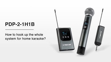 Tutorial - How to hook up the whole system of PDP-2-1H1B for home karaoke.