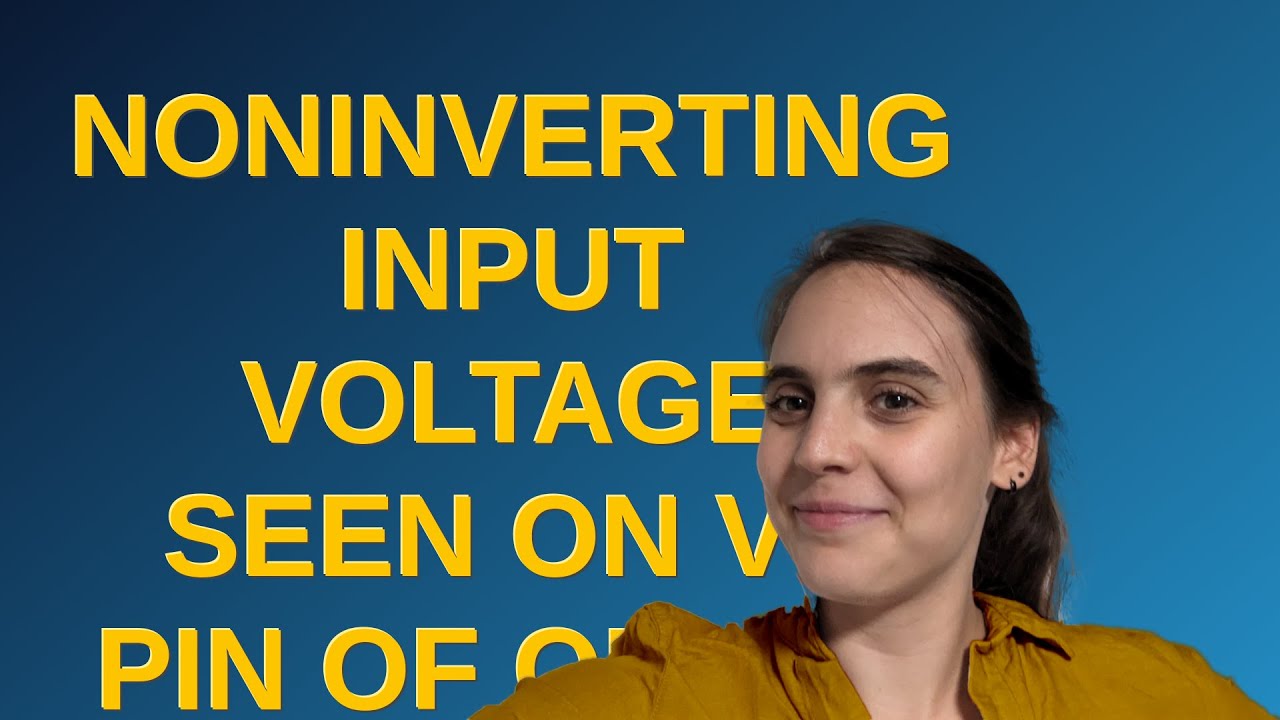 Electronics: Noninverting input voltage seen on V+ pin of OpAmp