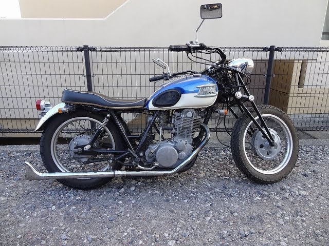 SR400(1JR-277) ガーターフォーク ロングフィッシュテール ボンネビル