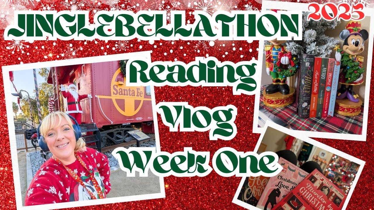 🎄JINGLEBELLATHON🎄 READING VLOG: WEEK ONE: Advent Books, Christmas Surprises & A Bday Celebration.