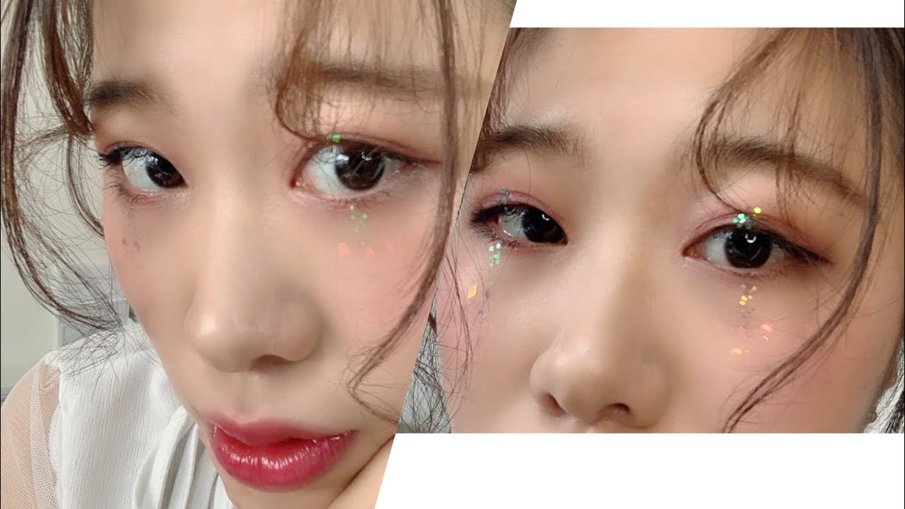 涙メイク キラキラメイク ダイヤモンドメイク 中国メイク 特殊メイク第一弾 Youtube