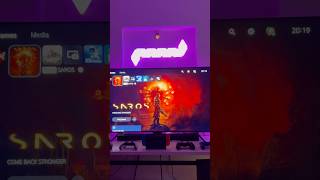 Spent way too long planning this setup. Watch my gaming room come alive 💜 #gaming #gamerroom