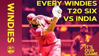 🔴LIVE STREAM Pollard, Pooran and Powell Six-Fest! | Every Windies T20 Six vs India