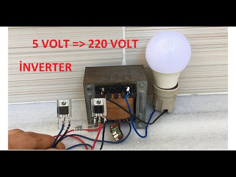 TİP41C İLE İNVERTER YAPIMI /DÜNYANIN EN BASİT İNVERTER YAPIMI /KENDİN YAP