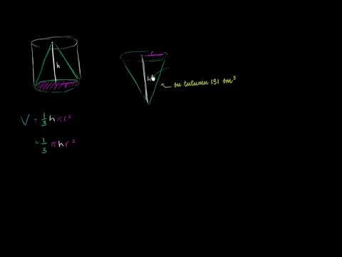 Video: Konusun həcminin düsturu nədir?